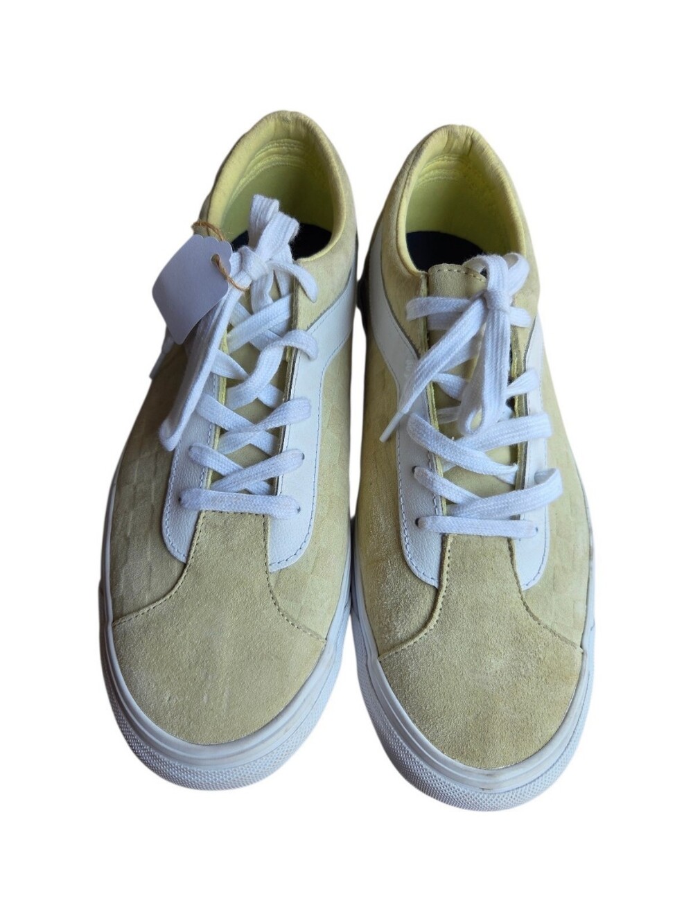 VANS Bold Ni Tenderyl Ultracush Cream Checker Checkered Old Skool - Size 11